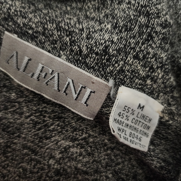 Alfani Marled Gray Knit Sweater Polo Collar Men’s Size M - Picture 2 of 5